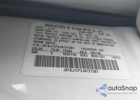 2018 Nissan Rogue Sport S z USA, uszkodzony, nr VIN JN1BJ1CP2JW157387